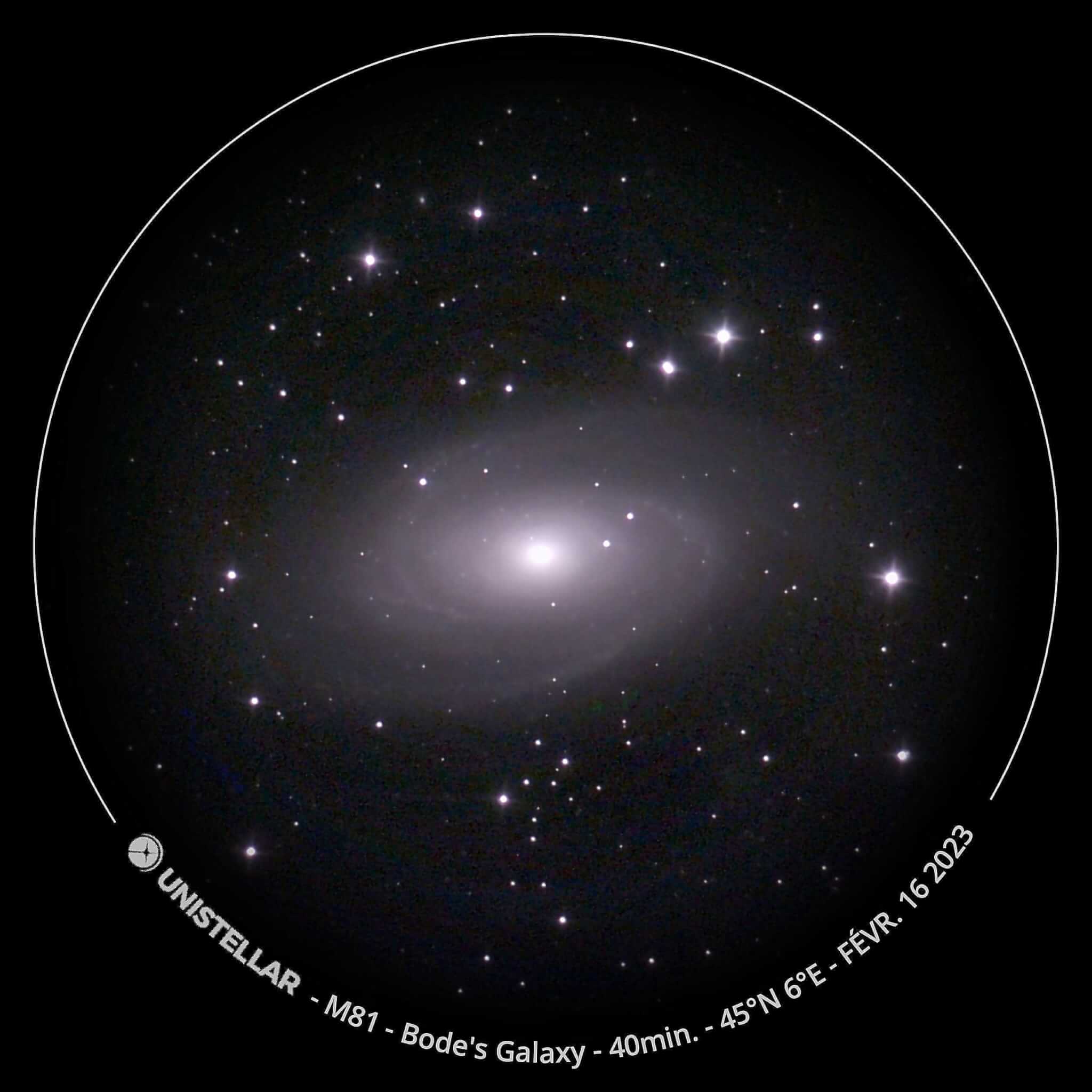 eVscope-20230216-220432-01 The Constellation Orion, showing the location of the Horsehead and Orion Nebula.