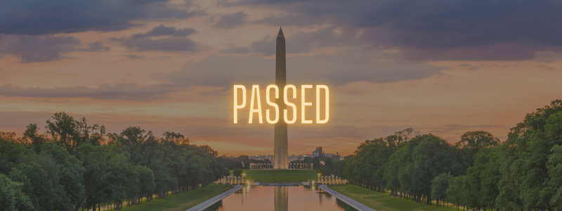 Washington passed