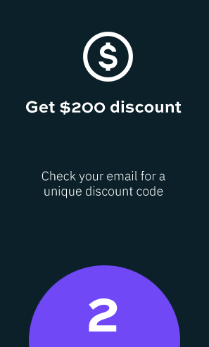 Get $200 Discount Referral Step 2: Get Discount